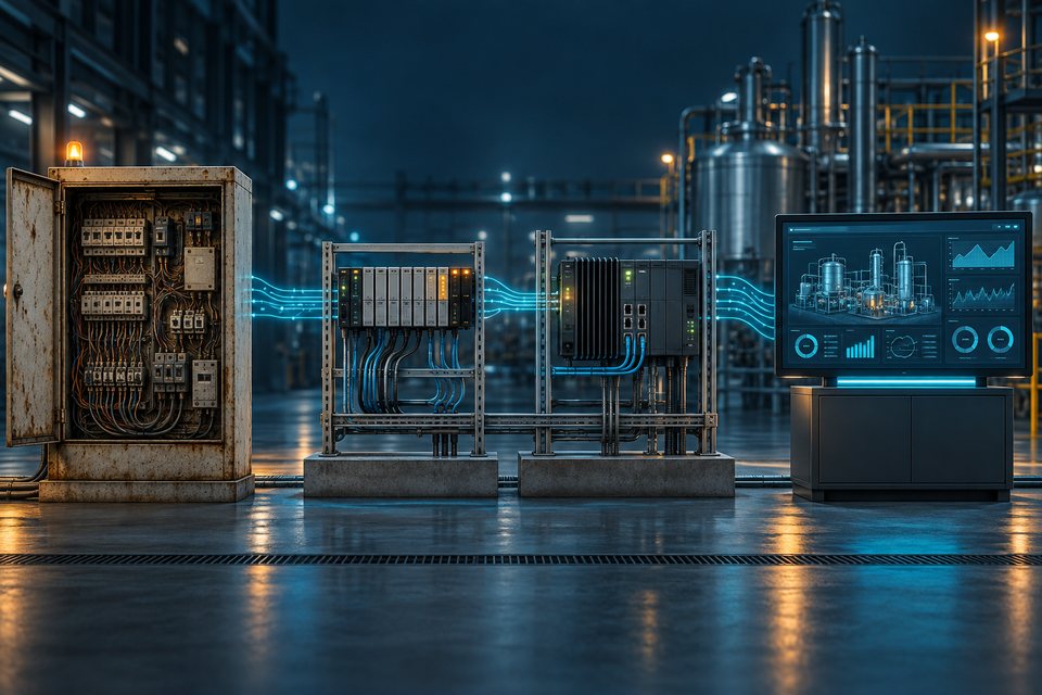 news-600-1 Phased industrial control modernization from legacy cabinet to connected operations